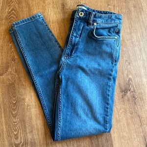 Free people high rise skinny jeans size 27